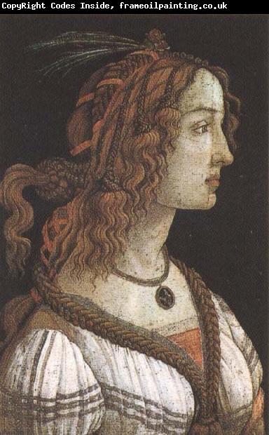 Sandro Botticelli Workshop of Botticelli,Portrait of a Young woman